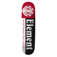Element - Team Section Black White Red 8.25 Skateboard Deck